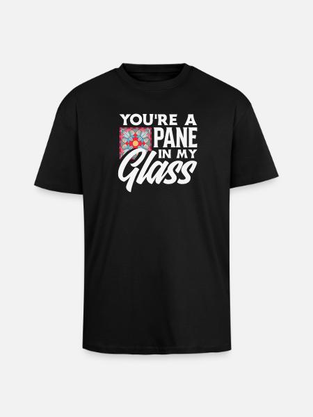 Art du vitrail Artiste du vitrail - T-shirt unisexe oversize épais - noir