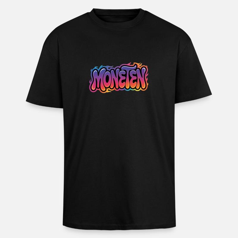 Moneten - Funny Steuer Meme - Oversized Heavyweight Unisex T-Shirt - Schwarz