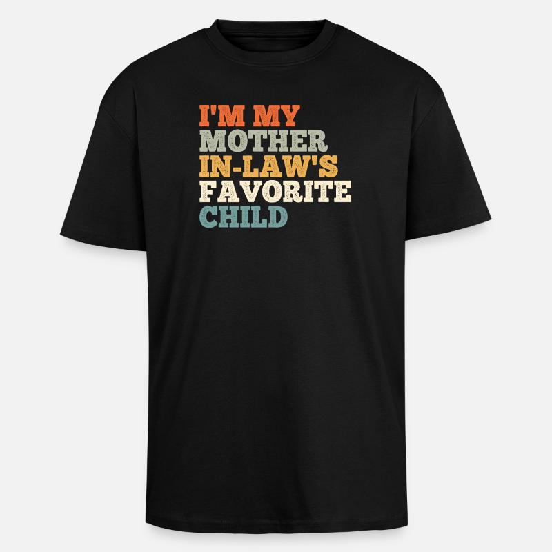 Das Lieblingskind der Stiefmutter - Oversized Heavyweight Unisex T-Shirt - Schwarz