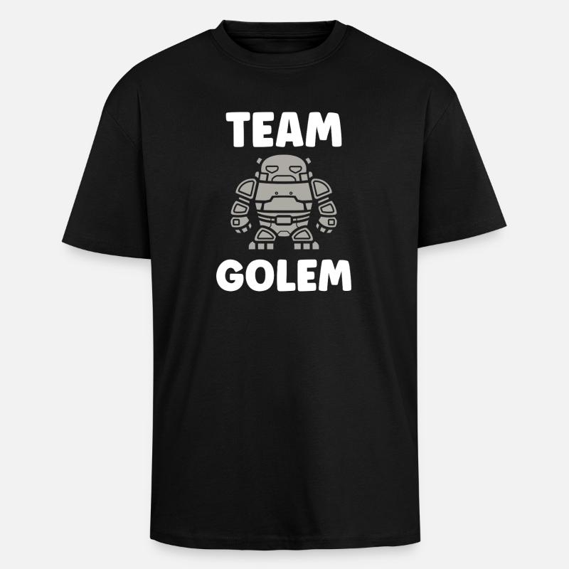 Team Golem - Oversized Heavyweight Unisex T-Shirt - Schwarz
