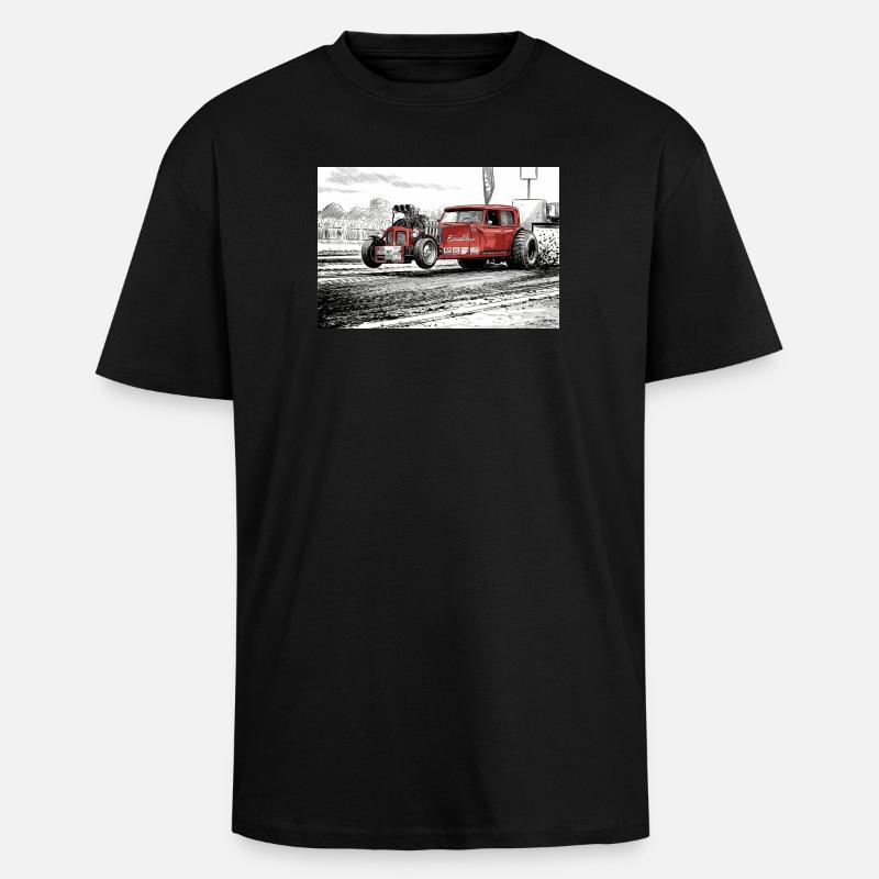 Excalibur - Oversized Heavyweight Unisex T-Shirt - Schwarz