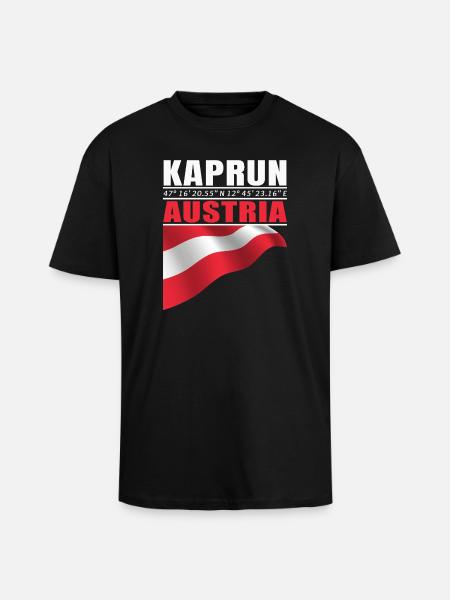 Kaprun - Unisex Oversized Heavyweight T-shirt - black