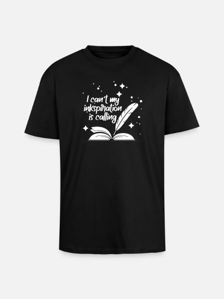 Poetry Slam Ink Stimulation Slam Poetry - Unisex Oversized Heavyweight T-shirt - black