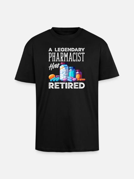 Pharmacist Pharmaceutical Technical - Unisex Oversized Heavyweight T-shirt - black
