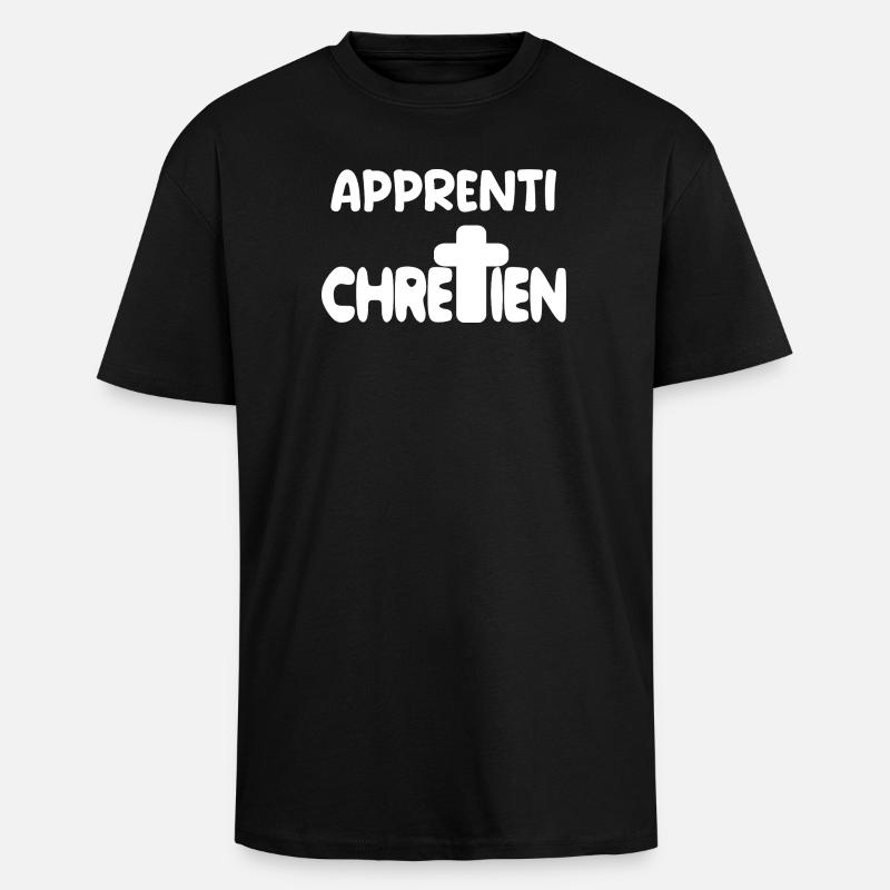 Katholisch-christliches Geschenk Gott - Oversized Heavyweight Unisex T-Shirt - Schwarz