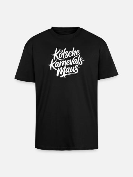 Kölsche Karnevalsmaus Karneval Köln Kölner Maus - Oversized Heavyweight Unisex T-Shirt - Schwarz