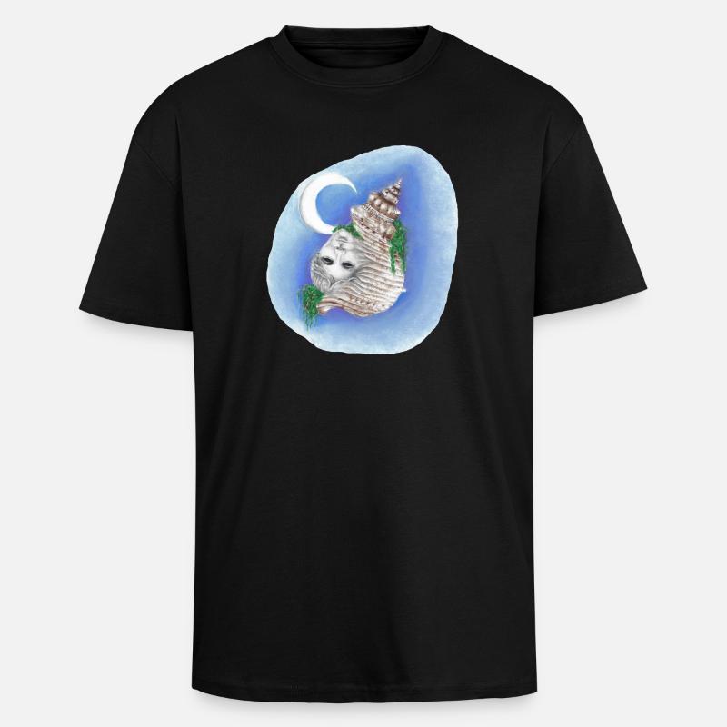 04. Erinnererseele - Oversized Heavyweight Unisex T-Shirt - Schwarz