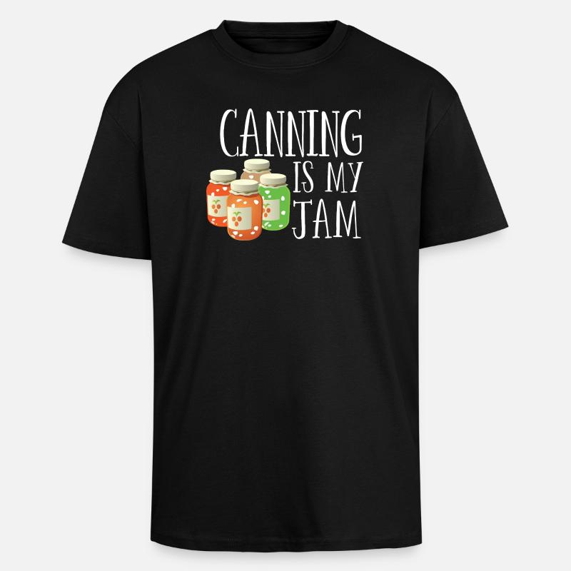 Einkochen ist mein Ding - Oversized Heavyweight Unisex T-Shirt - Schwarz