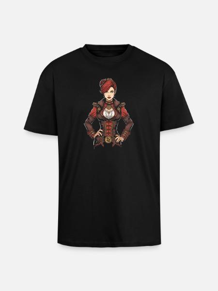 Femmes Steampunk Magnifiques Steampunk - T-shirt unisexe oversize épais - noir