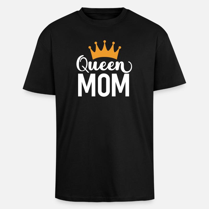 La Mère de la Reine - T-shirt unisexe oversize épais - noir