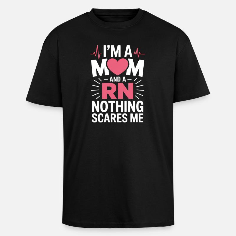 Don d’infirmière : Don d’infirmière - T-shirt unisexe oversize épais - noir