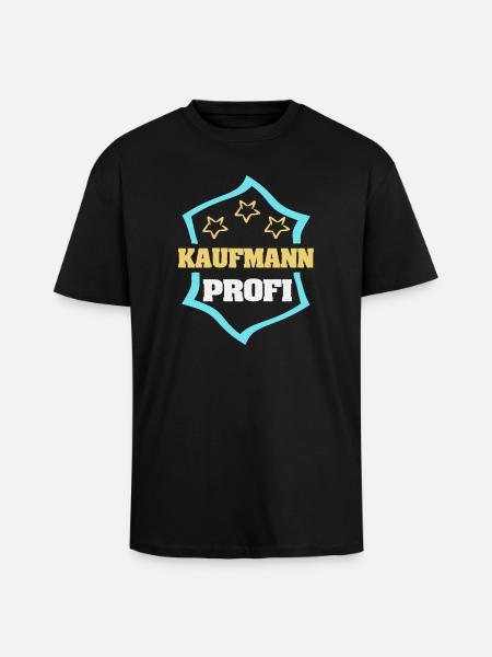 Arbeit Kaufmann - Oversized Heavyweight Unisex T-Shirt - Schwarz