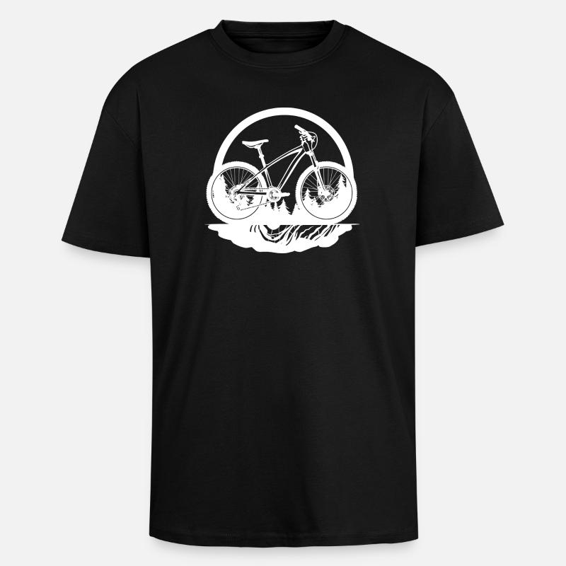 Vtt - T-shirt unisexe oversize épais - noir