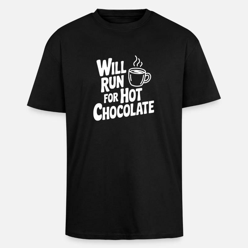 Will Will Hot Chocolate holen - Oversized Heavyweight Unisex T-Shirt - Schwarz