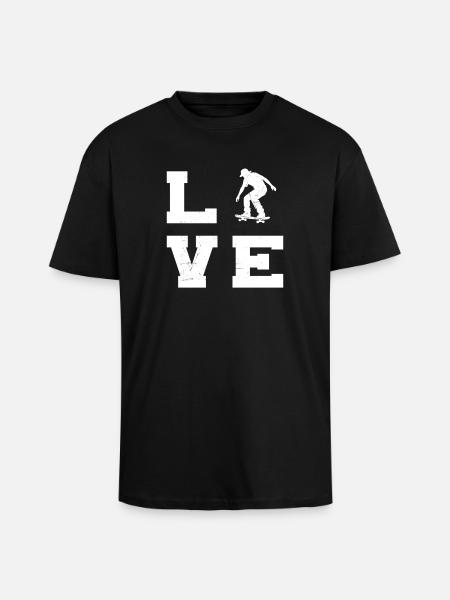 Skateboard : Adore s’habiller chic - T-shirt unisexe oversize épais - noir