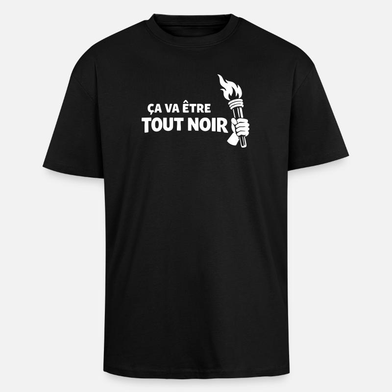 It's going to be all black - Unisex Oversized Heavyweight T-shirt - black