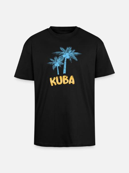 Geschenk für Kuba - Oversized Heavyweight Unisex T-Shirt - Schwarz