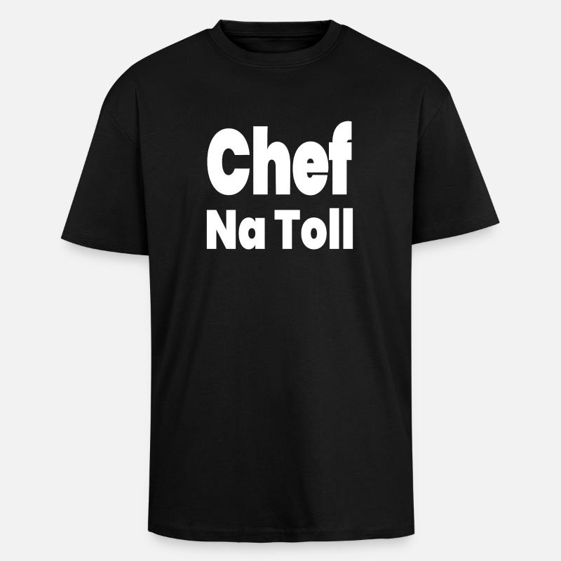 Chef - Oversized Heavyweight Unisex T-Shirt - Schwarz