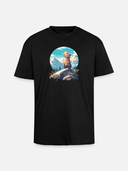 Lemmings Lemming - T-shirt unisexe oversize épais - noir