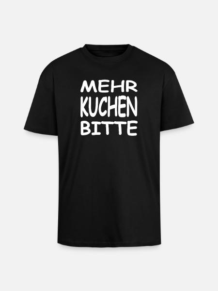 Gâteau - T-shirt unisexe oversize épais - noir