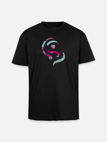 yoga_design_13 - Unisex Oversized Heavyweight T-shirt - black