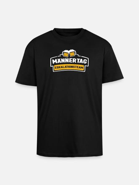 Men's Day Escalation Team - Unisex Oversized Heavyweight T-shirt - black