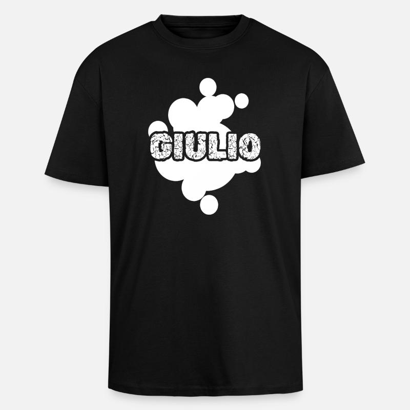 Giulio as a gift - Unisex Oversized Heavyweight T-shirt - black