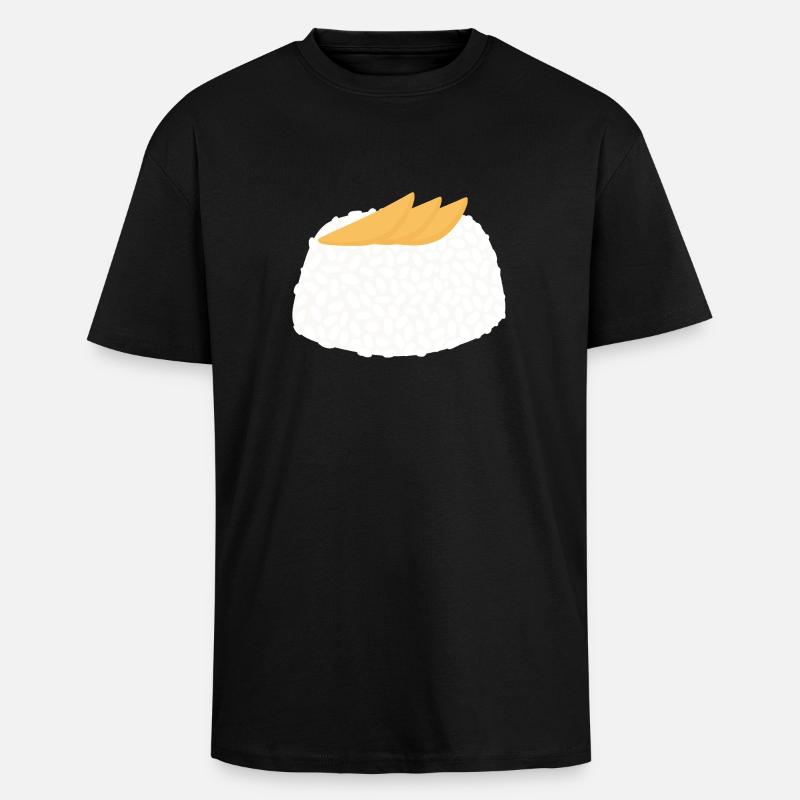 Mango-Klebreis - Oversized Heavyweight Unisex T-Shirt - Schwarz