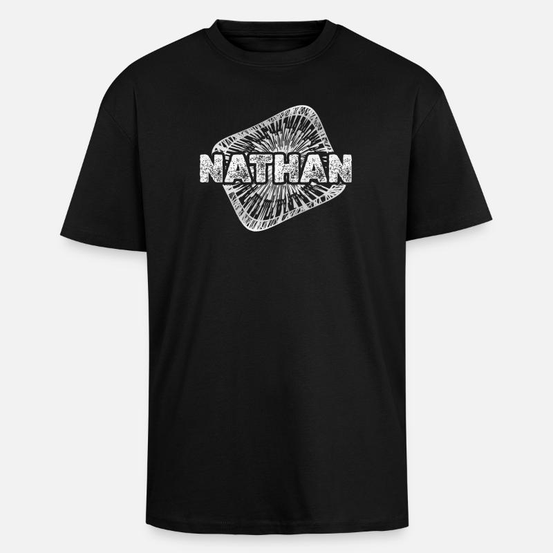 Conception - T-shirt unisexe oversize épais - noir