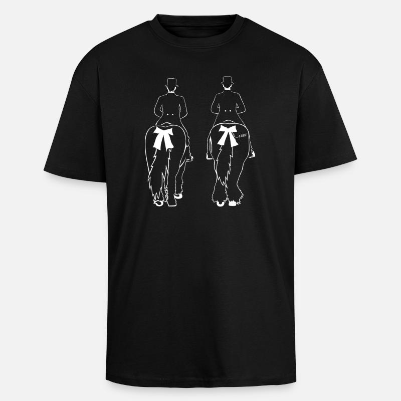 KŘIŽERJEJ ... a čěs! - Oversized Heavyweight Unisex T-Shirt - Schwarz