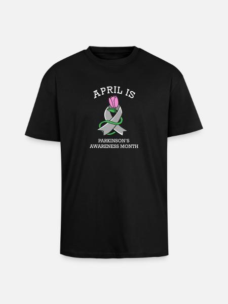 Parkinson's disease - Unisex Oversized Heavyweight T-shirt - black