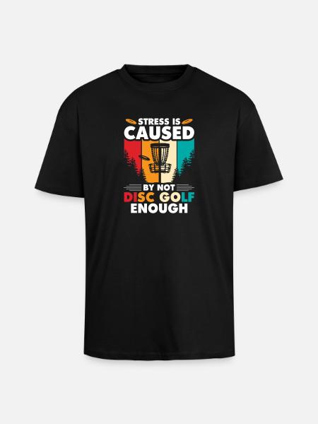 Disc Golf Gifts Disc Golf - Unisex Oversized Heavyweight T-shirt - black