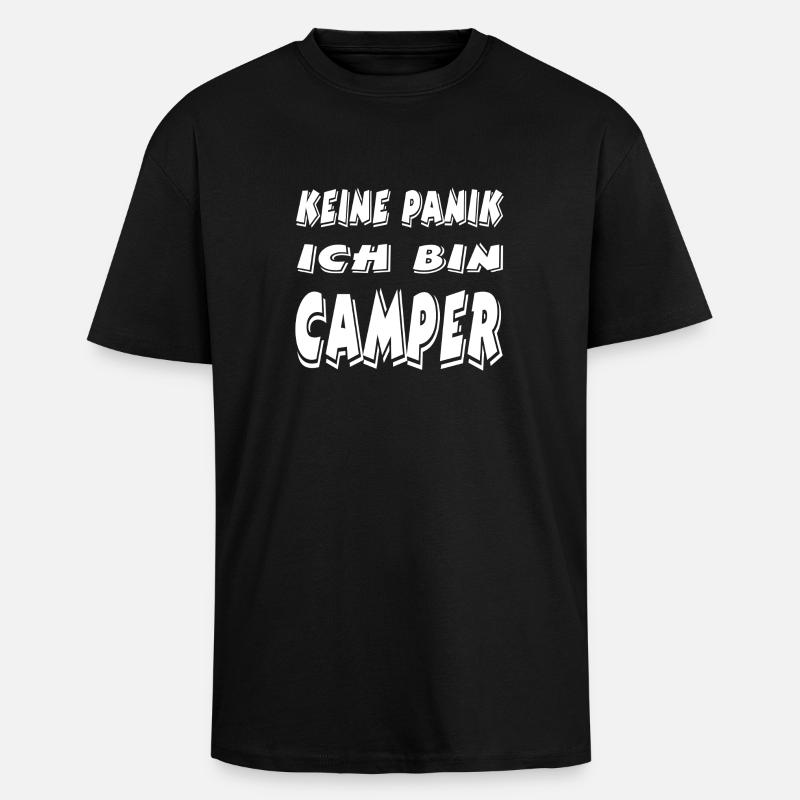 Camper - Oversized Heavyweight Unisex T-Shirt - Schwarz
