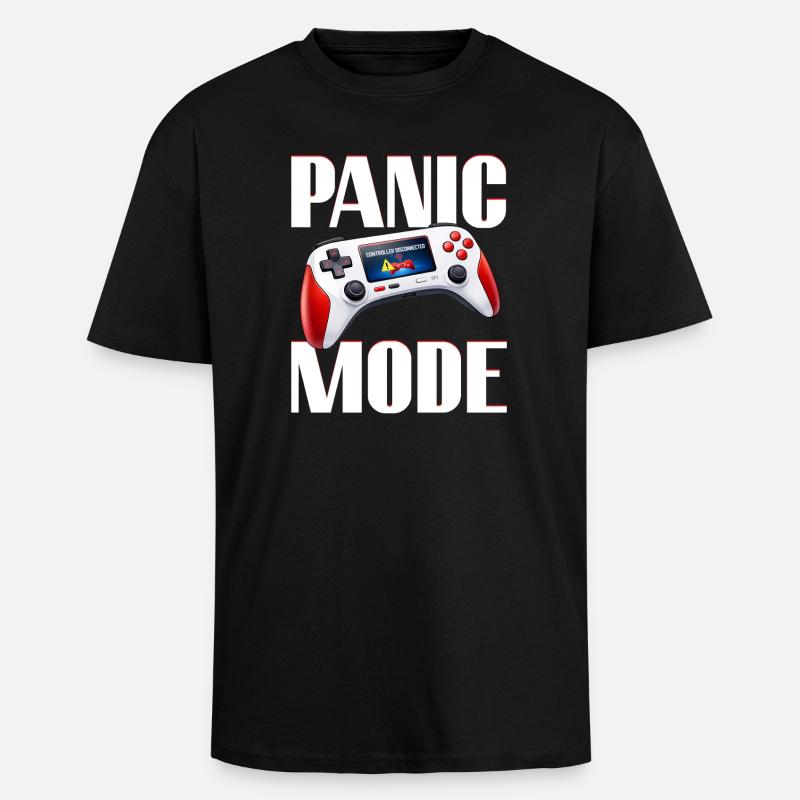 Gaming Gamer Videospiele Controller Zocken Zocker - Oversized Heavyweight Unisex T-Shirt - Schwarz