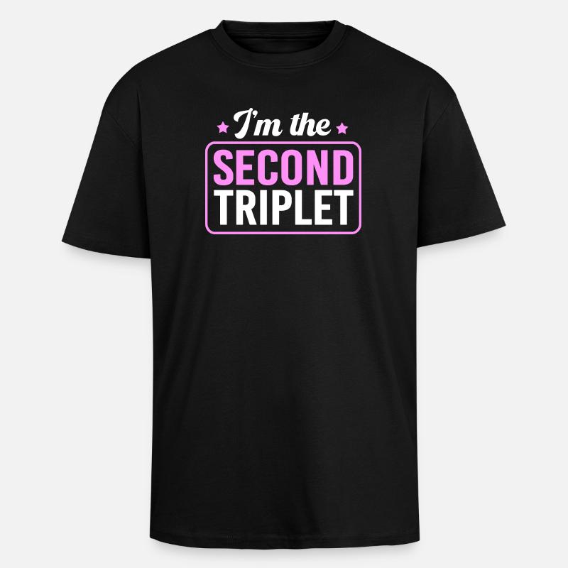 Trillinger - Unisex oversized heavyweight t-shirt - sort