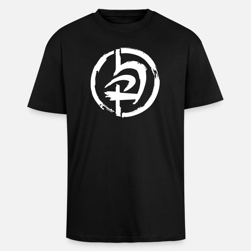 Arène d’autodéfense Kravmaga Krav GYM - T-shirt unisexe oversize épais - noir