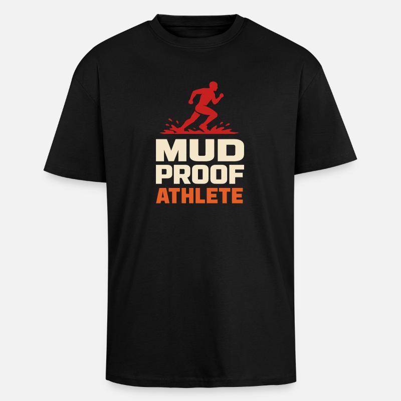 Parcours d’obstacles Course d’obstacles OCR - T-shirt unisexe oversize épais - noir
