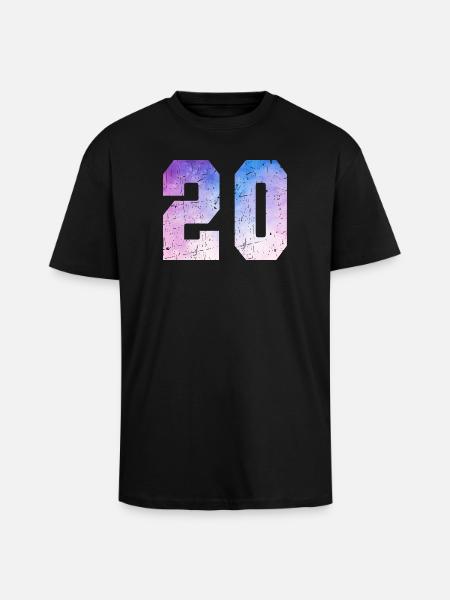 Issue 20 – 20th Anniversary Gift - Unisex Oversized Heavyweight T-shirt - black