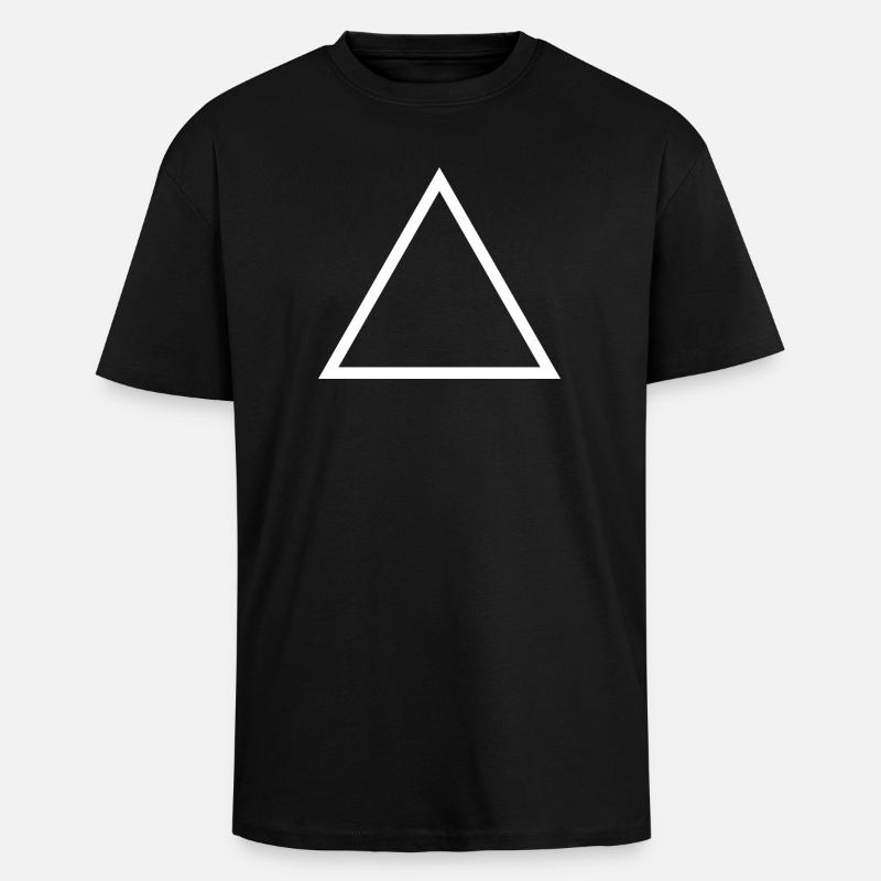 Symbol des Feueralchemie-Elements - Oversized Heavyweight Unisex T-Shirt - Schwarz