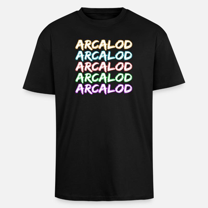 Gift for Arcalod - Unisex Oversized Heavyweight T-shirt - black