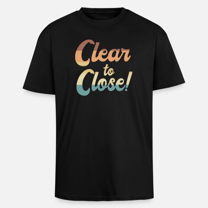 Hypothèque Dette de copropriété - T-shirt unisexe oversize épais - noir