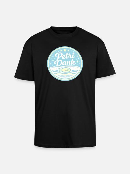 Petri Dank Meerwelle - Oversized Heavyweight Unisex T-Shirt - Schwarz