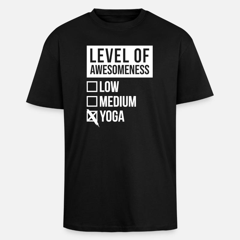 Joga - Oversized Heavyweight Unisex T-Shirt - Schwarz