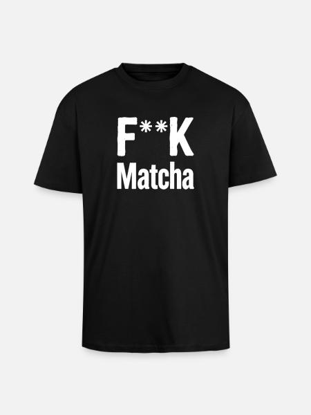 Matcha Rebellion T-shirt - Unisex Oversized Heavyweight T-shirt - black