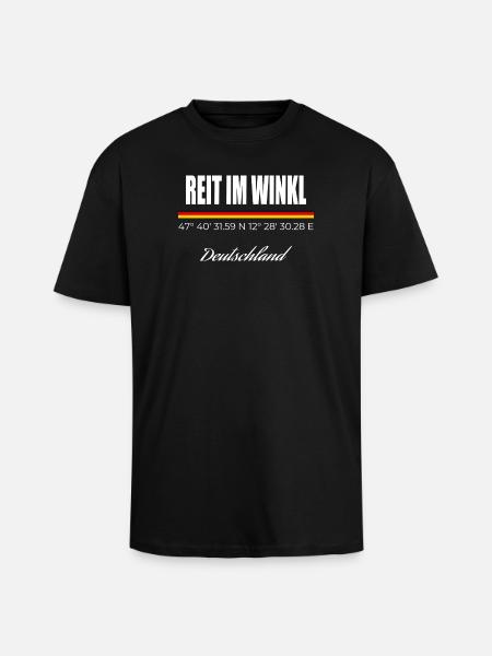 Reit im Winkl - Unisex Oversized Heavyweight T-shirt - black