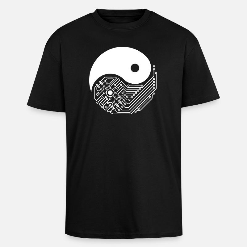 Machine Learning Deep Learning und KI-ML-Ingenieur - Oversized Heavyweight Unisex T-Shirt - Schwarz