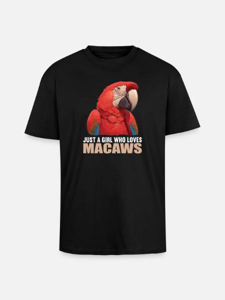 Macaw's Era - Unisex Oversized Heavyweight T-shirt - black
