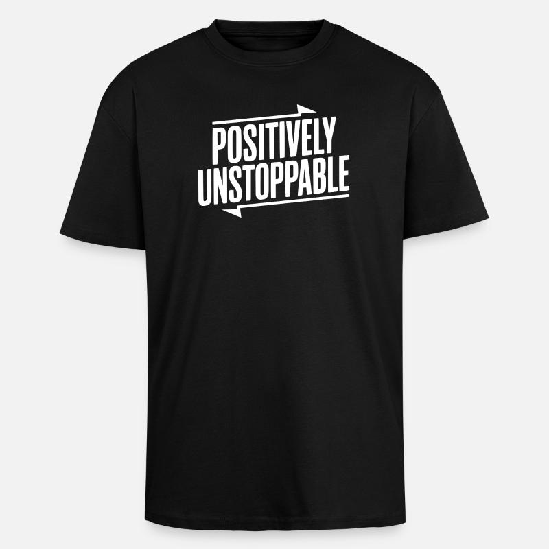 Absolut unaufhaltsam - Oversized Heavyweight Unisex T-Shirt - Schwarz