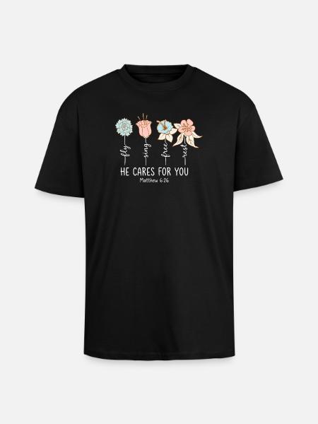 Enfants chrétiens Armor Of God - T-shirt unisexe oversize épais - noir