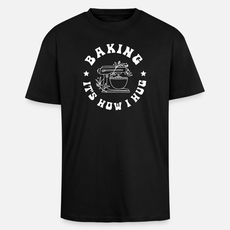 Vintage Bakery - Unisex Oversized Heavyweight T-shirt - black